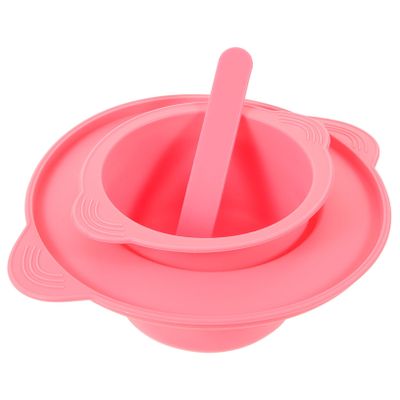 ABOOFAN 1set Nonstick Wax Melting Bowl Mixing Stick High Temperature Resistant Mixing Container for Beauty and Hairdressing