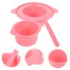 ABOOFAN 1set Nonstick Wax Melting Bowl Mixing Stick High Temperature Resistant Mixing Container for Beauty and Hairdressing view 4