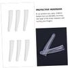 Beaupretty 200pcs Stainless Steel Tweezers Cover Set, Elbow Clip Non-Slip Silicone Protective Tips, Replacement Covers for Precision Crafting and Jewelry Use view 2
