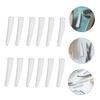 Beaupretty 200pcs Stainless Steel Tweezers Cover Set, Elbow Clip Non-Slip Silicone Protective Tips, Replacement Covers for Precision Crafting and Jewelry Use view 4