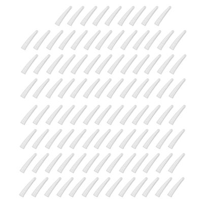 FRCOLOR 200pcs Stainless Steel Head Cover Non-Slip Covers for Elbow Clip Replacement Tip Protector Protective Sleeve for Crafting and Use