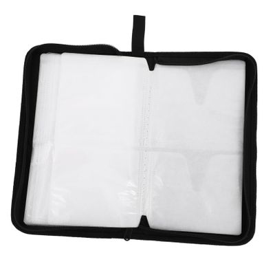 FRCOLOR 2pcs Oxford Cloth CD Storage Bag Large Capacity Household Disc Organizer Storage Container for Cds for Living and Office Use
