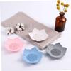 Cabilock 2pcs Silicone Soap Dishes Soap Holder Drainage Bathroom Tray Draining Tray for Shower Use view 3