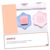Cabilock 2pcs Silicone Soap Dishes Soap Holder Drainage Bathroom Tray Draining Tray for Shower Use view 4
