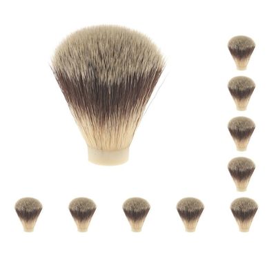 10 Set of Nylon Shaving Brush Knot for Men Salon Hair Ramoval Cutting Dust Cleansing 1.8x6 cm