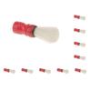 10 Set of Professional Salon Barber Shaving Brush Beard Mustache Brushes for Men Red view 1
