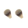 2 Set of Nylon Shaving Brush Knot for Men Salon Hair Ramoval Cutting Dust Cleansing 2.0x6 cm view 1