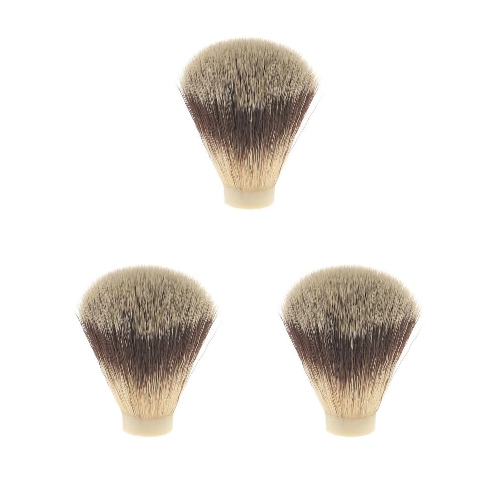 3 Set of Nylon Shaving Brush Knot for Men Salon Hair Ramoval Cutting Dust Cleansing 1.8x6 cm