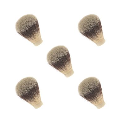 5 Set of Nylon Shaving Brush Knot for Men Salon Hair Ramoval Cutting Dust Cleansing 2.0x6 cm