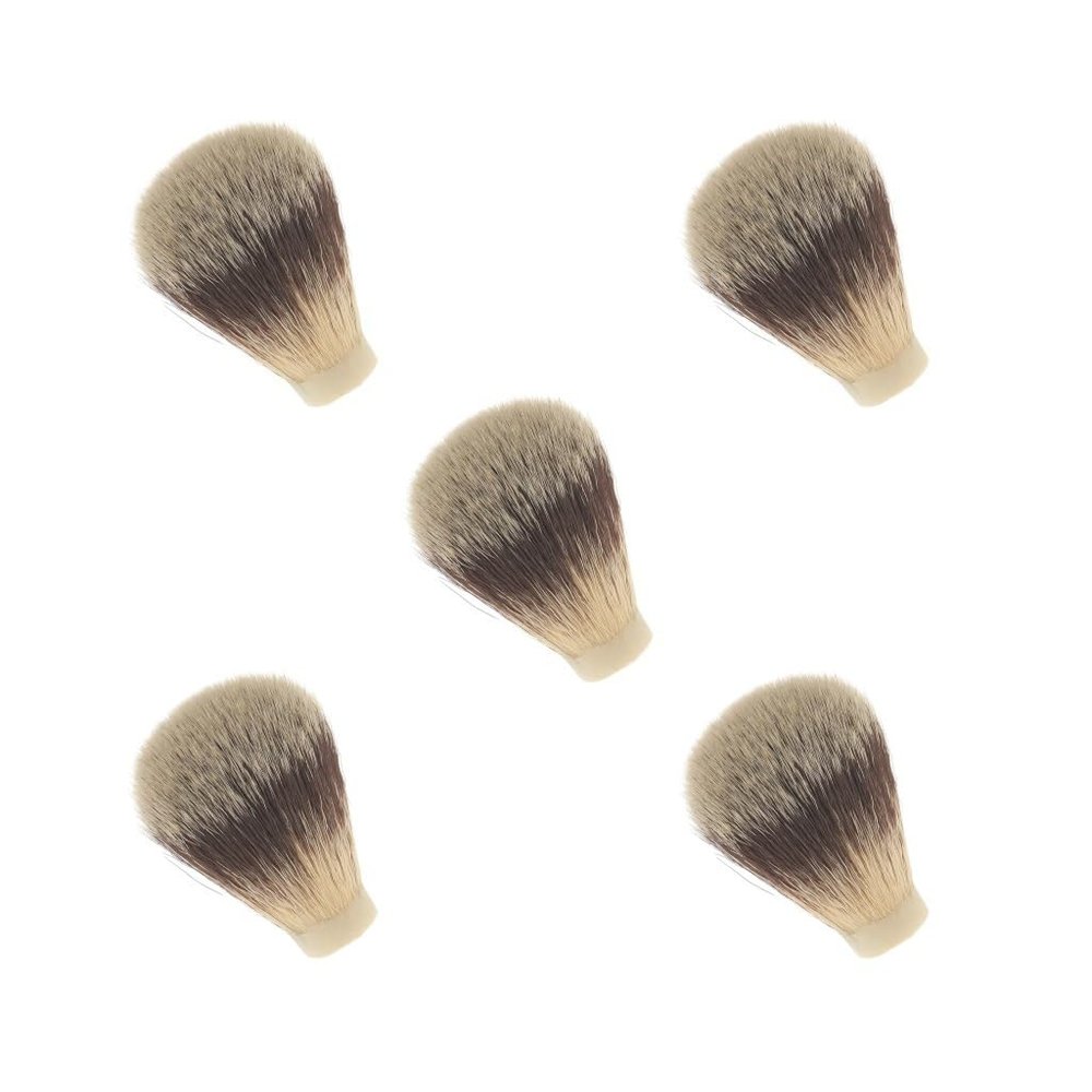 5 Set of Nylon Shaving Brush Knot for Men Salon Hair Ramoval Cutting Dust Cleansing 2.0x6 cm
