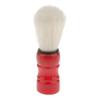 2 Set of Professional Salon Barber Shaving Brush Beard Mustache Brushes for Men Red view 3