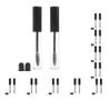 10 Set of 2 Pieces 10ml Plastic Empty Mascara Eyelash Growth Bottle Liquid Tube Transparent, Mascara Bottle view 1