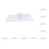 10 Set of Reusable Massage Bed Tattoo Table Sheet Pad Mat with Face Hole White view 1