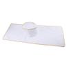 10 Set of Reusable Massage Bed Tattoo Table Sheet Pad Mat with Face Hole White view 3