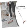 TOVINANNA Soft Bristle Broom Dust Broom Detachable Long Handle Lightweight for Home Office and Outdoor Cleaning view 3