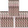 36 Vegetarian Mint Flavoured Candy Canes - White and Red Christmas Sweets in Natural Flavour - Suitable for Vegetarians 432g view 1