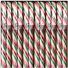 36 Vegetarian Mint Flavoured Candy Canes - White and Red Christmas Sweets in Natural Flavour - Suitable for Vegetarians 432g view 2