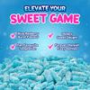 Sweetzone Fizzy Blue Raspberry 805g - 350pcs of Gummy Sweets - Delicious Raspberry Fruit Chews, Sweet Indulgence, Dive into Blue Sweets Bliss with these Halal Sweet Snack Gummies, Perfect for Everyone view 3