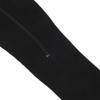 Beausoleil Compression Stockings Nylon Zipper Compression Sock Leg Knee Support Open Toe Preventing Varicose Veins Stretch Socks(Black)XXL view 3