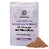 Merryhill Mushrooms - Lion's Mane, Cordyceps & Reishi Mushroom Hot Chocolate Powder Drink | Sleep, Focus, Energy | 1,000mg Mushrooms Per Serving | Vegan | No Added Sugar | 180g view 1