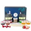BOBA BAR Pink Paradise Fruit Bubble Tea Kit (Serves 4 x 500 Ml Drinks) - Fruit Tea Flavours, Popping Boba & Jelly Toppings | Vegan & Gluten-Free | Tapioca Pearls & Tea Bags view 1