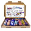Personalsied Thank you POEM Chocolate BOX Hug in a box, Letterbox, hamper, thank you, Cheer up, Pick me up, for friend, thinking of you - Poem - Blue (From We/Us) view 1