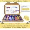 Personalsied Thank you POEM Chocolate BOX Hug in a box, Letterbox, hamper, thank you, Cheer up, Pick me up, for friend, thinking of you - Poem - Blue (From We/Us) view 2