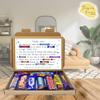 Personalsied Thank you POEM Chocolate BOX Hug in a box, Letterbox, hamper, thank you, Cheer up, Pick me up, for friend, thinking of you - Poem - Blue (From We/Us) view 3