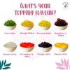 BOBA BAR Wild Vibes Fruit Bubble Tea Kit (Serves 8 x 500 Ml Drinks) - Fruit Tea Flavours, Popping Boba & Jelly Toppings | Vegan & Gluten-Free | Tapioca Pearls & Tea Bags view 4