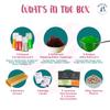BOBA BAR Tropical Treasures Fruit Bubble Tea Kit (Serves 8 x 500 Ml Drinks) - Fruit Tea Flavours, Popping Boba & Jelly Toppings | Vegan & Gluten-Free | Tapioca Pearls & Tea Bags view 3