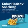 Graze - Salt & Vinegar Snacks - Healthy Alternative for Crisps, Mixed Nuts & Pretzels - Ideal if you Love Corn, Broad beans and Corn hoops mixed Savoury Vegan Snacks (18x28g pack) view 3