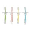 ibasenice 4pcs Silicone Toothbrush Bristles Stand Boy Girl Training Brush for Years Old Boys and Girls view 1