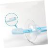 ibasenice 4pcs Silicone Toothbrush Bristles Stand Boy Girl Training Brush for Years Old Boys and Girls view 3