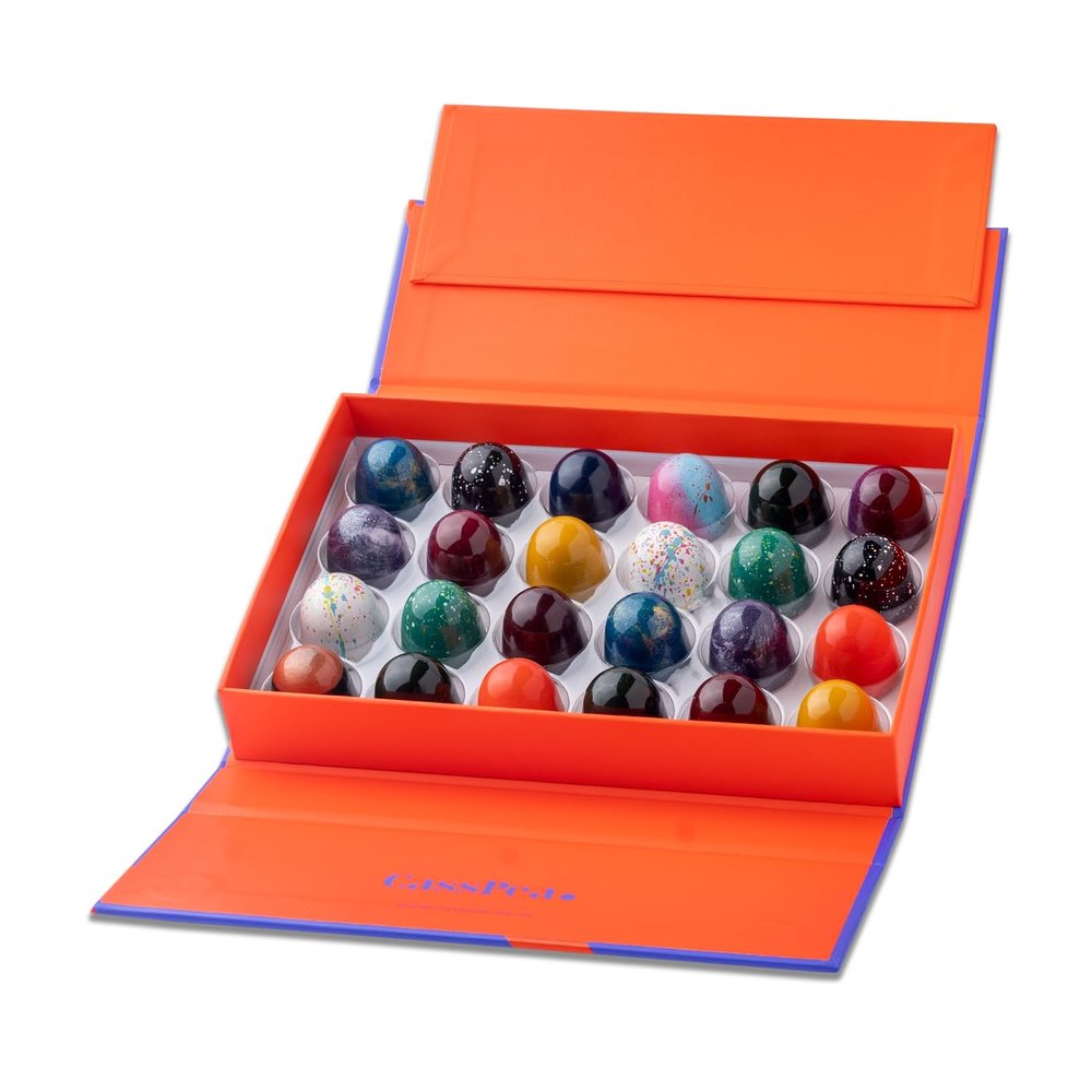 CassPea Hand Made Luxury Crafted Chocolates  Box of 24 (360g)