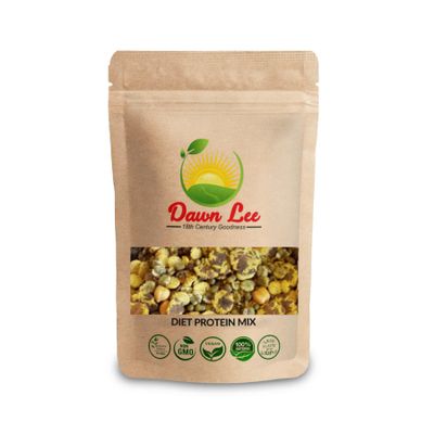 Dawn Lee Diet Protein Mix - Healthy Diet Snacks- Mid Meal - Protein Boost -Gluten Free- Palm Oil Free- No Red Chilli- No White Salt - Healthy Breakfast- 175 Gram