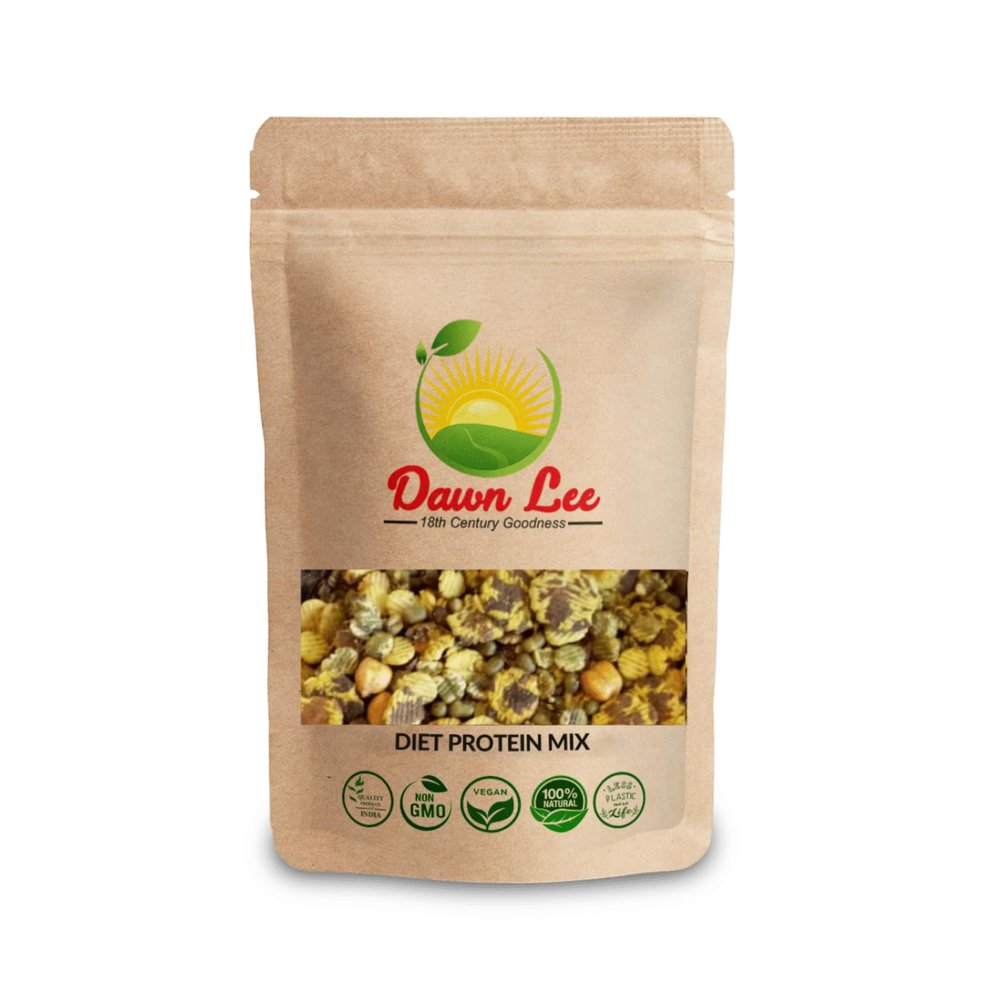 Dawn Lee Diet Protein Mix - Healthy Diet Snacks- Mid Meal - Protein Boost -Gluten Free- Palm Oil Free- No Red Chilli- No White Salt - Healthy Breakfast- 175 Gram