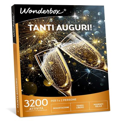 Wonderbox - Gift Box - Best Wishes! - 1 Activity to Choose between Leisure, Taste or Wellness for 1 or 2 People - 3200 Experiences - Women's Men's Gift