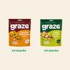 Graze - Smoky BBQ and Chilli & Lime bundle snacks - Vegan Savoury Snacks, High in Protein & Fibre - Pack of 8 snacks view 4