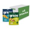 Graze - Chilli & Lime and Salt & Vinegar bundle snacks - Vegan Savoury Snacks, High in Protein & Fibre - Pack of 8 snacks view 1