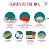 BOBA BAR Burst of Flavours Milk Bubble Tea Kit (Serves 4x 500 Ml Drinks) - Includes a Variety of Milk Tea Flavors, Popping Boba, and Jelly Toppings | Gluten-Free | Contains Tapioca Pearls and Tea Bag view 2