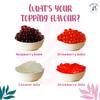 BOBA BAR Burst of Flavours Milk Bubble Tea Kit (Serves 4x 500 Ml Drinks) - Includes a Variety of Milk Tea Flavors, Popping Boba, and Jelly Toppings | Gluten-Free | Contains Tapioca Pearls and Tea Bag view 3