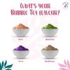 BOBA BAR Burst of Flavours Milk Bubble Tea Kit (Serves 4x 500 Ml Drinks) - Includes a Variety of Milk Tea Flavors, Popping Boba, and Jelly Toppings | Gluten-Free | Contains Tapioca Pearls and Tea Bag view 4