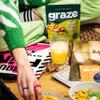 Graze - Chilli & Lime Savory Snacks - Vegan Savoury Snacks, High in Protein & Fibre - Pack of 8 snacks view 4