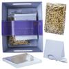 Design By Violet Silver Christmas Hamper Basket Set Create Your Own Gift Box Xmas Present Easter view 1