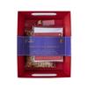 Design By Violet Red Christmas Hamper Basket Set  Create Your Own Hamper Kit with Box, Gift Tag, Ribbon, Bag & Shredded Fill  Build Your Own Gift Basket for Xmas, Easter, Birthdays & More view 2