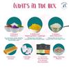 BOBA BAR Pearlicious Milk Bubble Tea Kit (Serves 8 x 500 Ml Drinks) - Includes a Variety of Milk Tea Flavors, Popping Boba and Jelly Toppings | Gluten-Free | Contains Tapioca Pearls and Tea Bags view 2