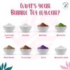 BOBA BAR Pearlicious Milk Bubble Tea Kit (Serves 8 x 500 Ml Drinks) - Includes a Variety of Milk Tea Flavors, Popping Boba and Jelly Toppings | Gluten-Free | Contains Tapioca Pearls and Tea Bags view 4