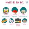 BOBA BAR Warm Moments Milk Bubble Tea Kit (Serves 8 x 500 Ml Drinks) - Includes a Variety of Milk Tea Flavors, Popping Boba and Jelly Toppings | Gluten-Free | Contains Tapioca Pearls and Tea Bags view 2
