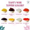 BOBA BAR Warm Moments Milk Bubble Tea Kit (Serves 8 x 500 Ml Drinks) - Includes a Variety of Milk Tea Flavors, Popping Boba and Jelly Toppings | Gluten-Free | Contains Tapioca Pearls and Tea Bags view 3