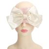 Sleep Mask,Eye Sleep Shade Cover, Sleep Eye Cover with Elastic Strap Bow Shape Headband,Light Blocking Soft Eyeshade for Night Sleeping Travel view 2